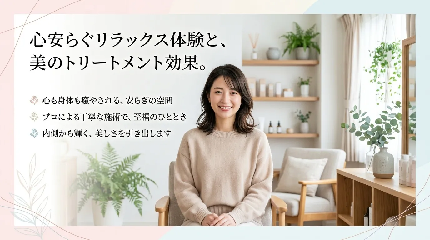 エステの魅力を実感できる効果とリラックス体験のポイント